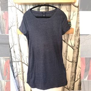 Gap Short-Sleeved Blue T-Shirt Dress